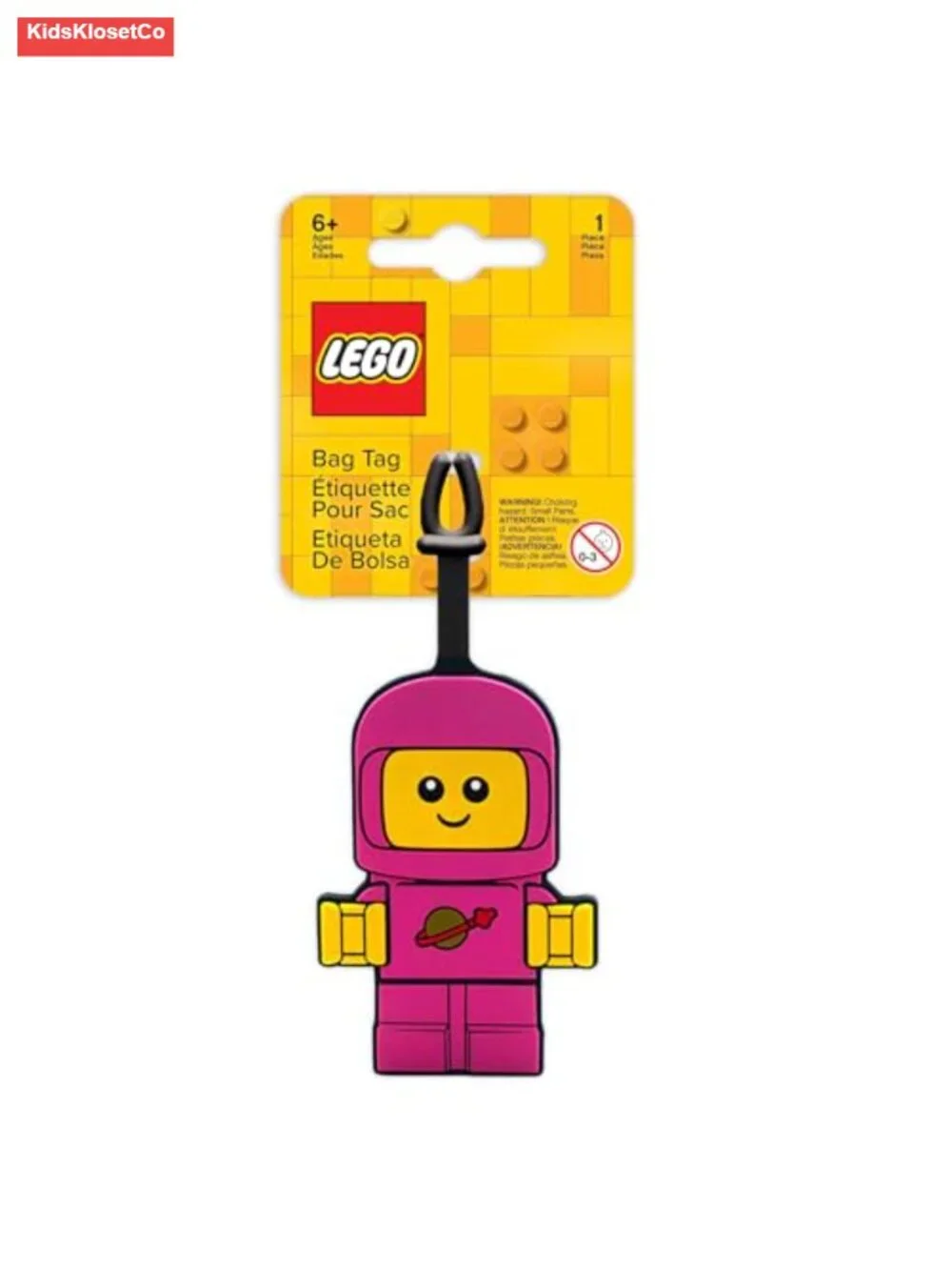 LEGO Licensed Silicone Bag Tag Luggage ID Accessory